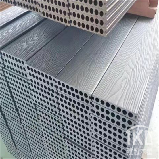 北京木塑地板板材圆孔实心方孔共挤塑木批发定制