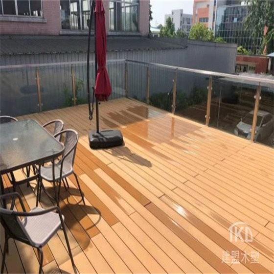 北京户外庭院拼接色木塑板材制作批发